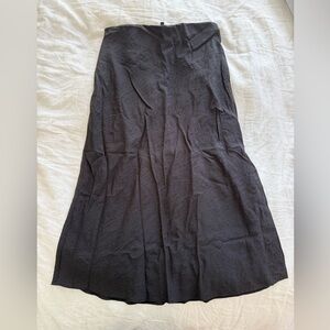 Madewell Black Maxi A-line Skirt